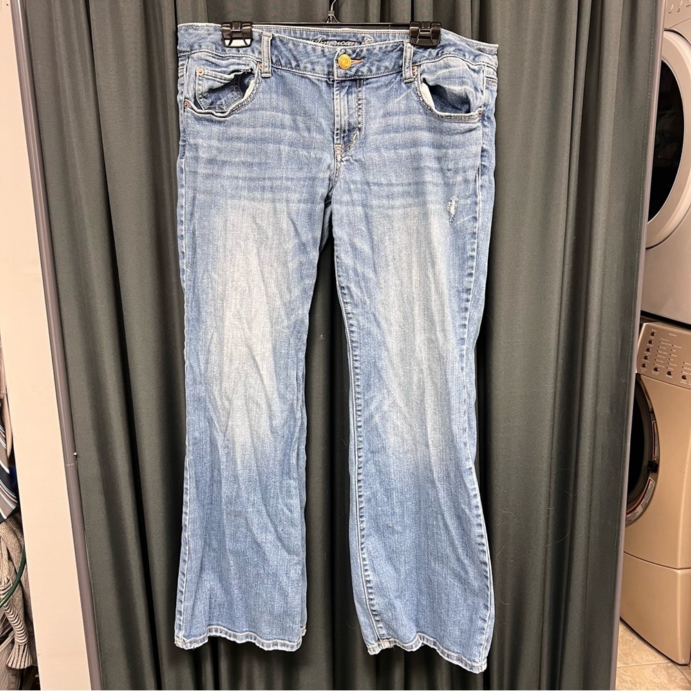 American Eagle Favorite Boyfriend Blue Women's Jeans B